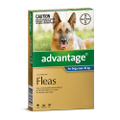Advantage for Dogs over 25 kgs - 4 Pack - Blue - Flea Control Treatment