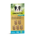 Drontal All Wormer Chewable Tablets for Medium Dogs - 10 kgs - 5 pack (Bayer)