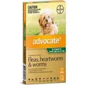 Advocate for Dogs up to 4 kgs - 3 Pack - Green - Flea & Heartworm Control