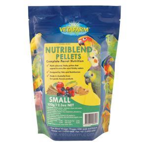 Vetafarm 2kg Small Nurtiblend Pellets for Parrots - Fruit Flavoured & Vet Made