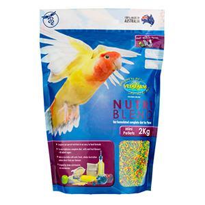 Vetafarm 350g Mini Nurtiblend Pellets for Parrots - Fruit Flavoured & Vet Made