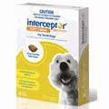 Interceptor Spectrum Small Dogs 4-11 kgs - 3 Pack - Green (Heartworm & Worm)