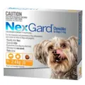 Nexgard Flea & Tick Tablets for Dogs 2-4kg - 6 Pack (Orange) Chewable Tablets