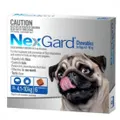 NexGard Flea & Tick Tablets for Dogs 4.1-10kg - 6 Pack (Blue) Chewable Tablets
