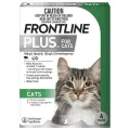 Frontline Plus for Cats - 6 Pack - Green - Flea Control Topical Drop Treatment