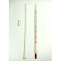 Laboratory Thermometer, Red Spirit, 0 to 50degC, 1deg Division, 155mm Length, Each