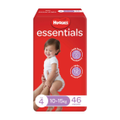 Huggies Essential Nappies, Size 4 (10-15Kg), for Toddler, Unisex, 12 Hours Absorbency, 46 Pieces/Pack