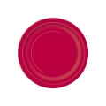 Ruby Red Paper Plates 17cm 8 Pack
