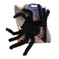 Pet Spider Shape Chest Strap Leash for Cat Halloween Christmas Wear black