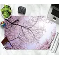 3D Cherry Blossom Sky 095 Desk Mat, W60cmxH30cm(24''x12'')