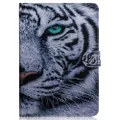 Tiger Pattern Horizontal Flip Leather Case for Huawei MediaPad M5 Lite 8, with Holder & Card Slot & Wallet