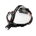 ED Head Lamp Aluminum Alloy High Beam Zoom for Outdoor Sports - Black