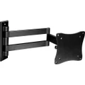 Venturi Triple Pivot Wall Mount Bracket Holder for 10-24in 12kg LCD TV Black