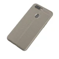 For OPPO R11s Litchi Texture TPU Protective Case(Grey)