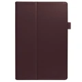 Litchi Texture Horizontal Flip Solid Color Leather Case with Holder for Sony Xperia Z1
