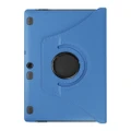 Litchi Texture 360 Degree Rotation Leather Case with 2 Gears Holder for Lenovo Tab 2 A10-70F(Blue)