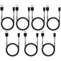 7Pc 1M Usb Data Charge Cable Lightning Pin Connector For Apple Iphone Ipad Metal Protected 7X