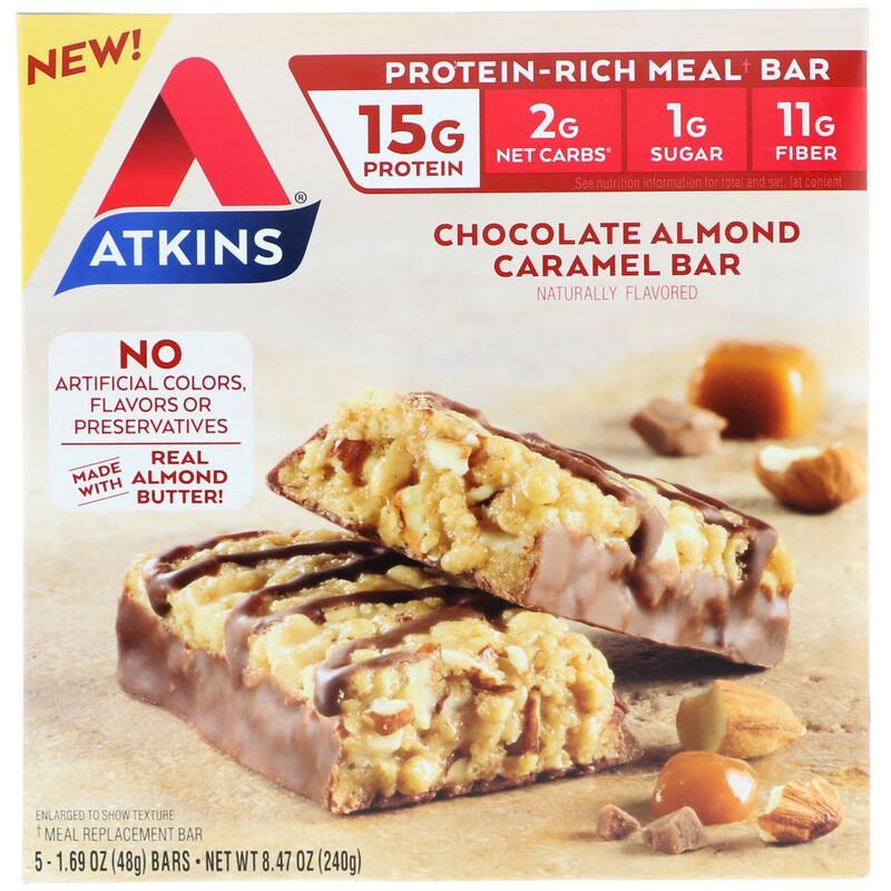 Atkins Meal Bar Chocolate Almond Caramel Bar