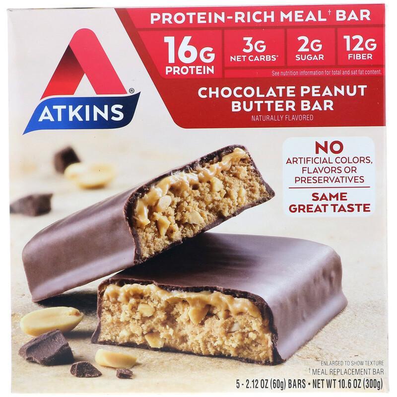 Atkins Meal Bar Chocolate Peanut Butter Bar