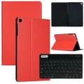 For Samsung Galaxy Tab A 10.1 SM-T510 SM-T515 Tablet Keyboard Leather Case Cover-Red(Case+Keyboard)