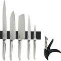 Furi Pro 7 Piece Magnetic Wall Knife Rack Set With Diamond Sharpener RRP 549