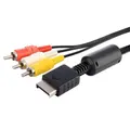 TV AV RCA Audio & Video Cable for SONY Playstation 1 2 3 PS1 PS2 PS3 Lead Cord