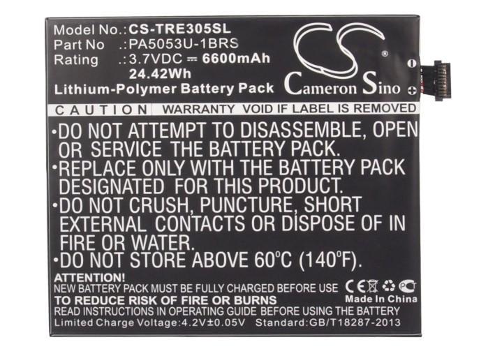 PA5053U-1BRS Battery for Toshiba Excite 10,10LE,AT205,AT205-T16,AT305