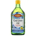 Carlson Labs Wild Norwegian Cod Liver Oil, Natural Lemon Flavour - 500ml