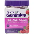Natrol Gummies Hair Skin & Nails - Raspberry, 90 Count