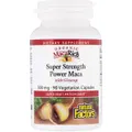 Natural Factors Organic MacaRich Super Strength Power Maca with Ginseng - 500mg, 90 Vegetarian Capsules