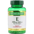 Nature's Bounty Vitamin E Pure Dl-Alpha 450mg 1,000 IU - 60 Rapid Release Softgels