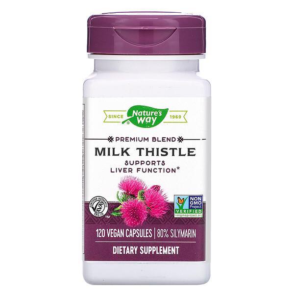 Nature's Way Milk Thistle Liver Function Cleanse Support 60 Vegan Capsules