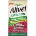 Nature's Way Alive! Calcium + Vitamin D3 K2 & Magnesium Bone Formula - 1,300mg, 120 Tablets
