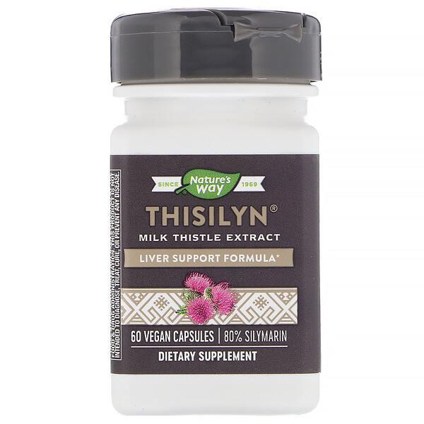 Nature's Way Thisilyn Milk Thistle Extract Liver Support 60 Vegan Capsules