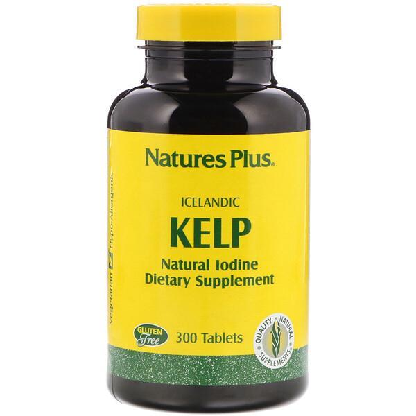 Nature's Plus Icelandic Kelp Natural Iodine 300 Tablets