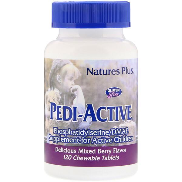 Nature's Plus Pedi Active Supplement For Active Children Mixed Berry Flavour 120 Chewable Tablets