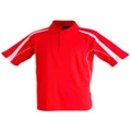 PS53K Sz 04K LEGEND Polyester Cotton Kid's Polo Shirt Red/White