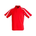 PS53K Sz 04K LEGEND Polyester Cotton Kid's Polo Shirt Red/White