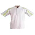 PS53 Sz XS LEGEND Polyester Cotton Men's Polo Shirt White/Light Green
