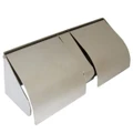 New Metlam Ml271 Double Toilet Roll Holder Lockable and Hooded - Polished