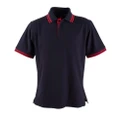 5 of PS65 Sz 2XL GRACE Cotton Polyester Mens Polo Shirt Navy/Red