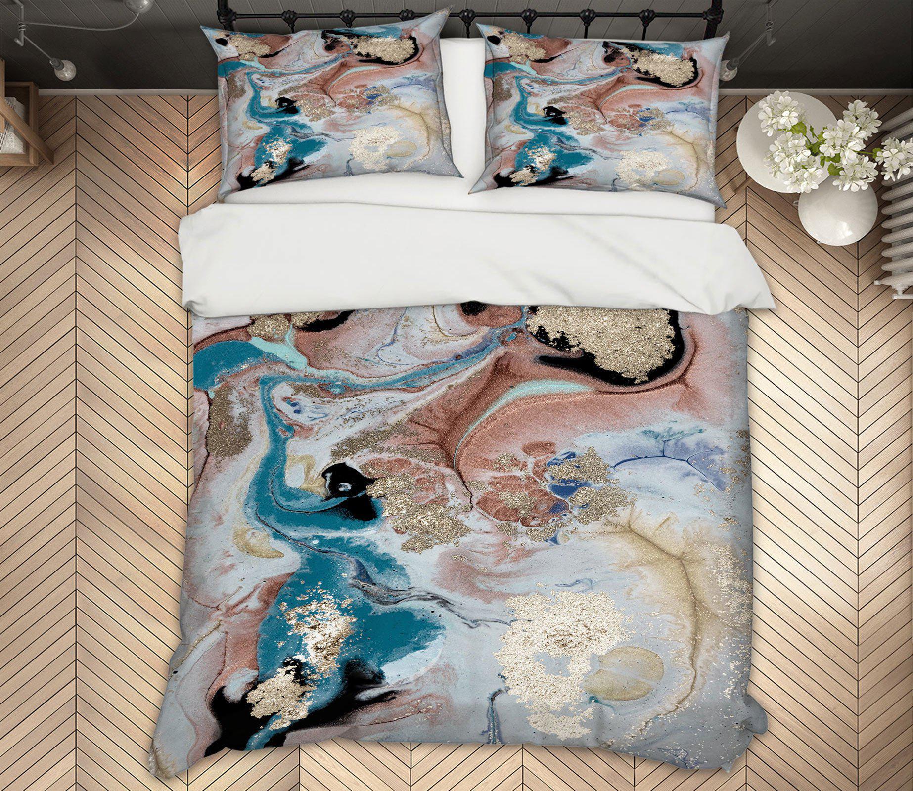 3D Grain Pattern 59222 Bed Pillowcases Quilt Bedding Set Quilt Cover Quilt Duvet Cover