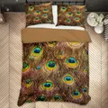 3D Peacock Feather 59228 Bed Pillowcases Quilt Bedding Set Quilt Cover Quilt Duvet Cover