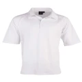 PS29 Sz M MESH CRICKET Truedry Mens Short Sleeve Polo Shirt White