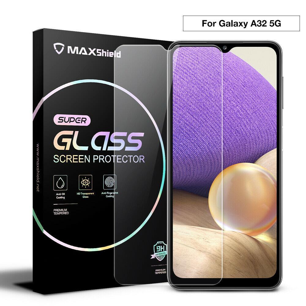 MAXSHIELD Tempered Glass Screen Protector For Galaxy A32/A32 5G-1 Piece