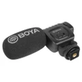 Boya BY-BM3011 On-Camera Compact Shotgun Microphone - The 3.5mm output connector
