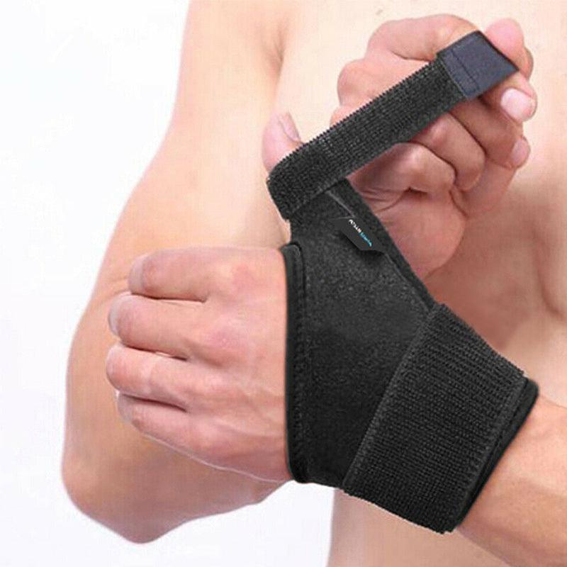 Thumb Wrist Support Wrap Strap Compression Hand Brace Protector Carpal Tunnel LR
