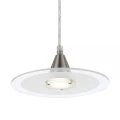 Merlin Pendant Light Suspended Small 1Lt in Polished Brass, Nickel or Copper