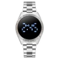 Metal Belt Digital Wristwatches Fashion Trend Watch Electronic Watch StainlessSteel Band Digital Watch