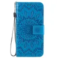 3D Embossed PU Leather Wallet Case For LG K10 Flip Holder Stand Cover